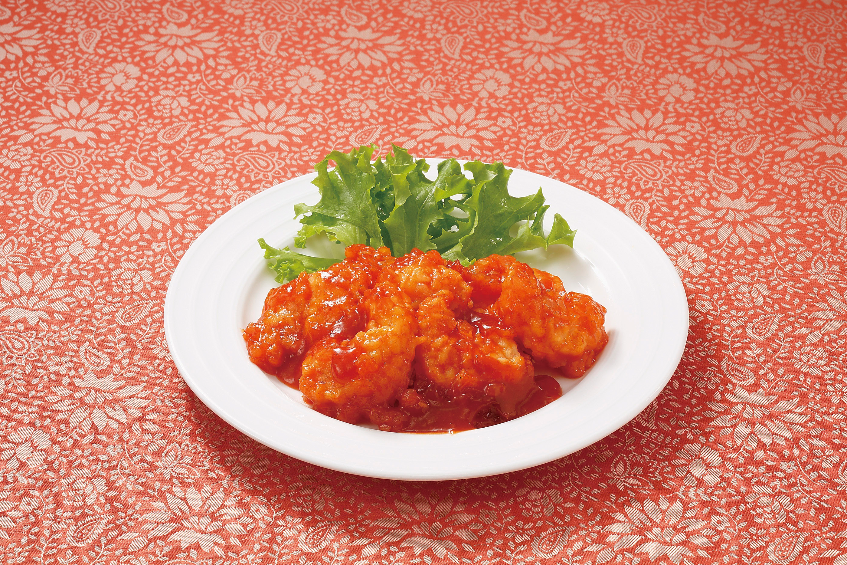レンジで簡単！エビチリ